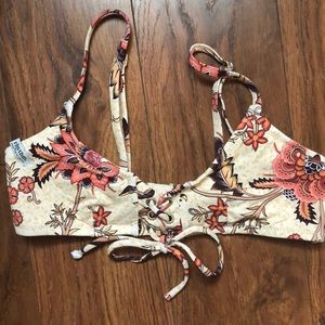 Rhythm floral bathing suit top